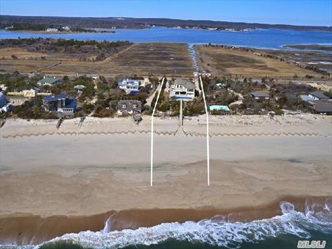 Quogue 105 ft Oceanfront Home