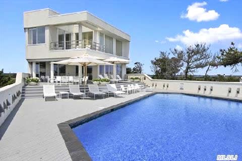 Quogue Oceanfront Contemporary Home Dune Road